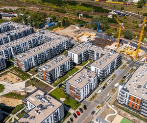 Nowe osiedla na pograniczu Kamionka i Grochowa w Warszawie