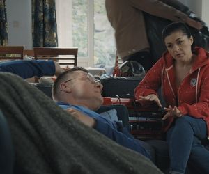 M jak miłość, odcinek 1882. Kinga (Katarzyna Cichopek), Piotrek (Marcin Mroczek)