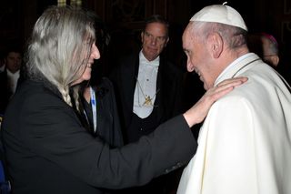 Papież Franciszek spotykał się na przestrzeni lat z gwiazdami