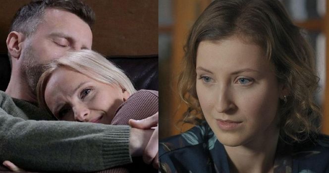 M jak miłość. Bartek (Arkadiusz Smoleński), Dorota (Iwona Rejzner), Natalka (Dominika Suchecka)