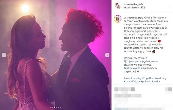 Ślub i wesele Michała Wiśniewskiego z Polą