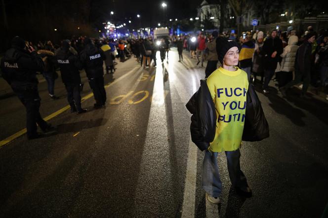 Manifestacja solidarnościowa z Ukrainą