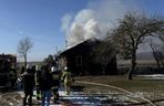 Spłonął budynek mieszkalny w Korycianach