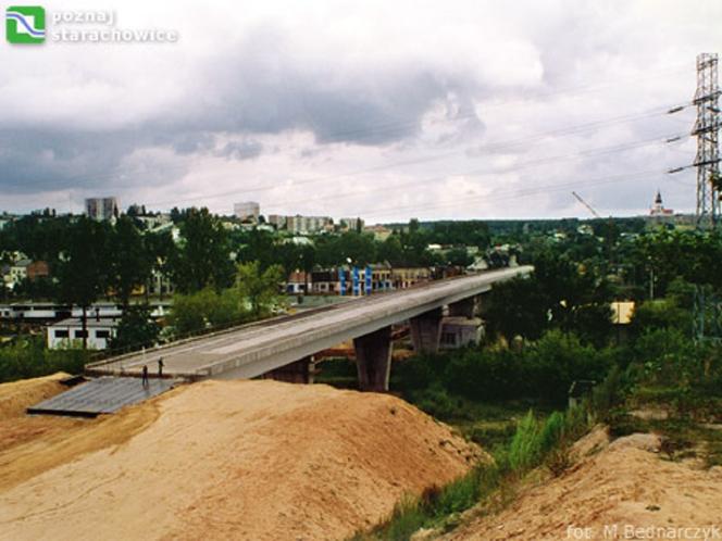 Budowa wiaduktu na trasie N-S Starachowice/ Listopad 1998