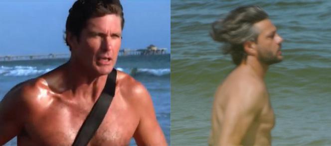 Olivier Janiak jak David Hasselhoff na plaży nad Bałtykiem
