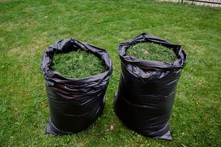 Kompost z worków foliowych