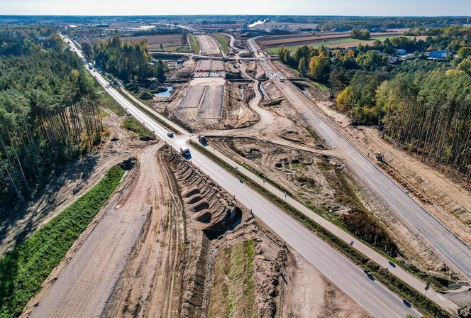 S19 Malewice-Chlebczyn w budowie