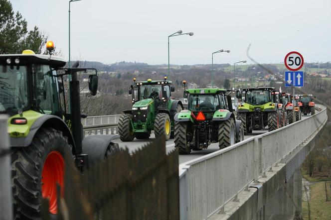 Protest rolników. Zablokowali granicę w Cieszynie