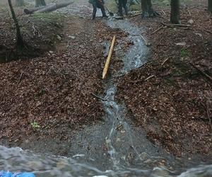 Karkonosze zamknięte! Śnieg i zadymka, niżej lawiny z błota i kamieni