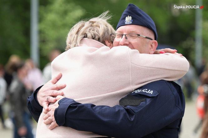 Uroczyste ślubowanie 69 nowych policjantów  w Oddziale Prewencji Policji w Katowicach