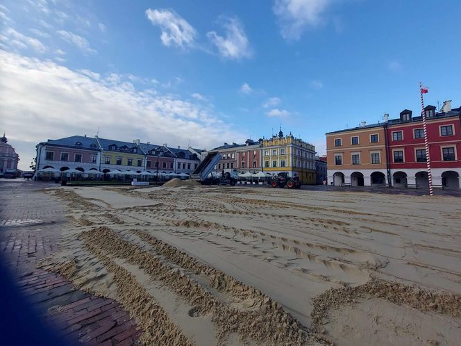 Budowa lodowiska w Zamościu