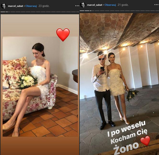 Marcel Sabat wziął ślub