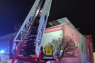 Pożar fabryki klocków w Mielcu [ZDJĘCIA]