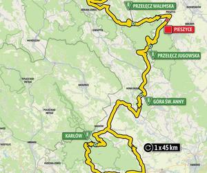 Tour de Pologne 2024 trasa, mapa wyścigu