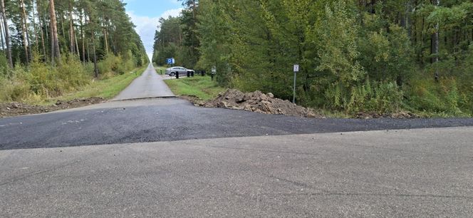 Remont drogi Tychów Stary - Starachowice (październik 2025)