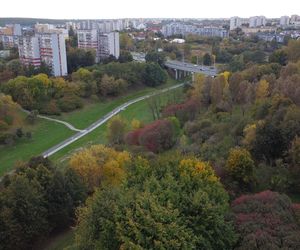 Park Rury w Lublinie w jesiennej odsłonie! Zobacz koniecznie jak teraz wygląda. Zdjęcia z ziemi i nieba