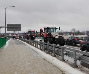 Protest rolników w Modliborzycach