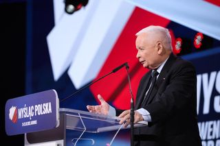 Kaczyński straszy Niemcami i Francją. O Rosji ani słowa w Katowicach