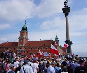 Protest katechetów w Warszawie 21.08.2024