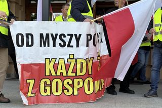 Protest rolników w Rzeszowie