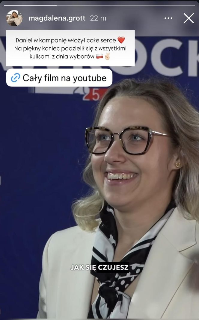 Daniel Nawrocki i jego dziewczyna, Magdalena Grott 