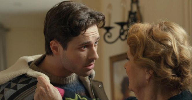 Barwy szczęścia odc. 3197. Józefina Rawiczowa (Elżbieta Jarosik), Cezary (Marcel Opaliński)