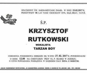 Krzysztof Rutkowski, Tarzan Boy