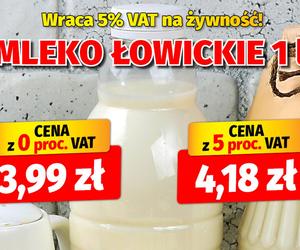 Wraca 5 procentowy VAT na żywność 