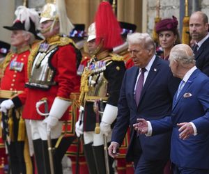 Donald Trump w Wielkiej Brytanii, spotkanie z królem Karolem III