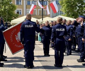 Ślubowanie nowych policjantów Śląskiej Policji