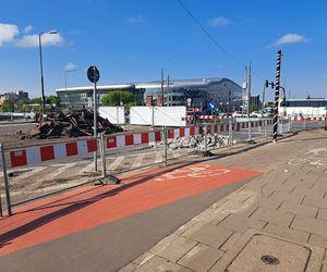 Remont mostu Grunwaldzkiego w Krakowie