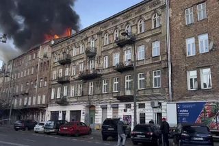 Warszawa. Pożar opuszczonej kamienicy przy Wileńskej 11
