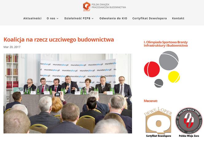 "Chcemy uczciwego budownictwa" konferencja