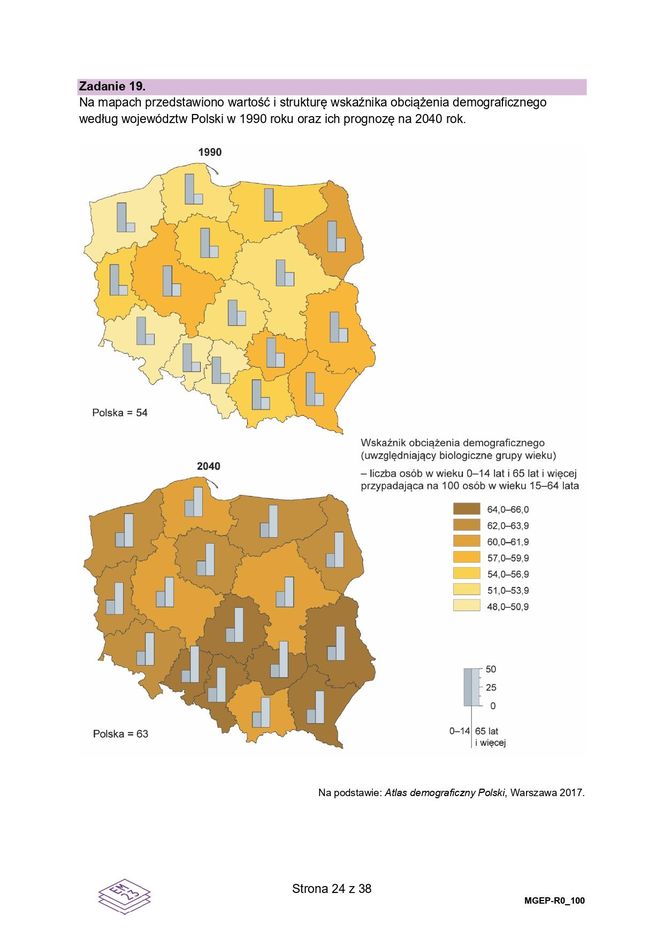 Matura próbna 2024 geografia