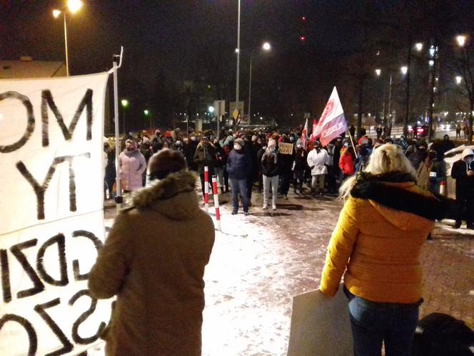 Strajk kobiet w Kielcach