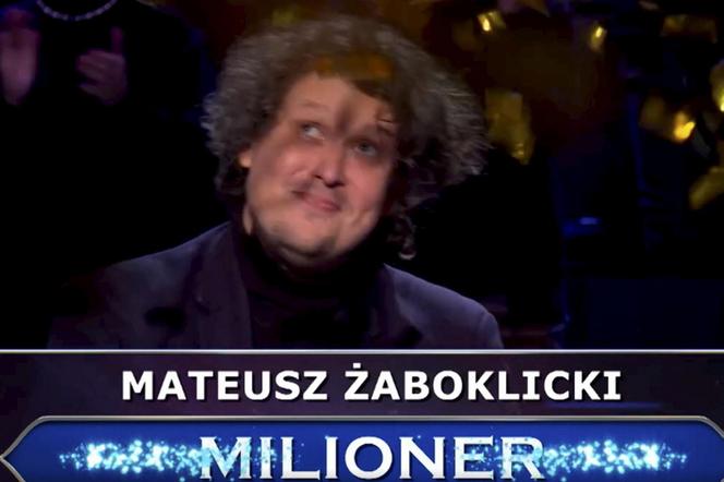 To on wygrał główną nagrodę w "Milionerach". Kim jest Mateusz Żaboklicki?