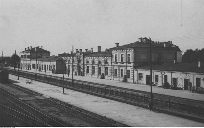 Dworzec kolejowy w Białymstoku w 1926 roku