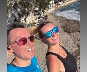 Maciej Kurzajewski ze bratową Kasi Cichopek