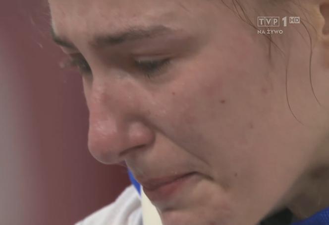 Zrozpaczona Aleksandra Kowalczuk po porażce