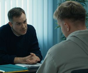 	Barwy szczęścia odc. 3186. Majak (Łukasz Borkowski), młody Leszek Szymański (Maciej Czerklański)