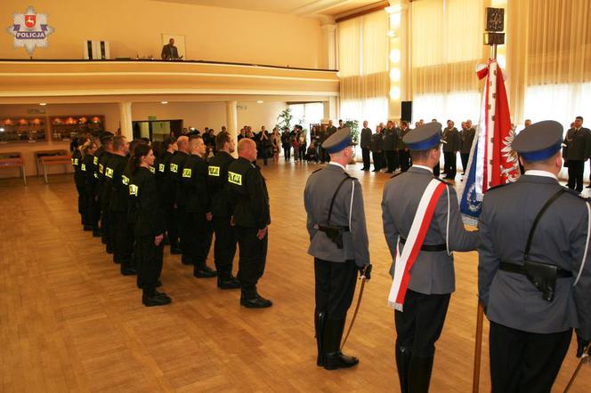 Ślubowanie policjantów