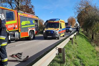 Tragiczny wypadek w miejscowości Wzdół Kolonia. Nie żyją dwie osoby, kolejne dwie są ranne