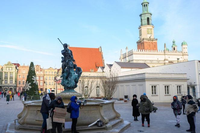 Pikieta za liberalizacją aborcji w Poznaniu - 7 stycznia 2024 