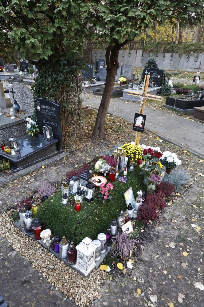 Tak wyglądają groby Zapasiewicza, Tyma, Kołaczkowskiej, Stoparczyk