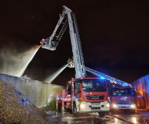 Pożar przy Metalurgicznej w Lublinie