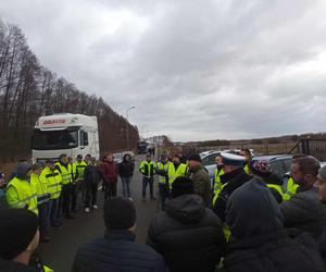 Protest przewoźników Szczecin 