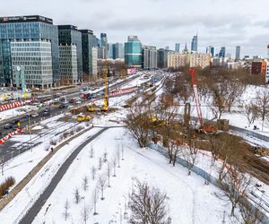 Budowa tramwaju do Dworca Zachodniego w styczniu 2025