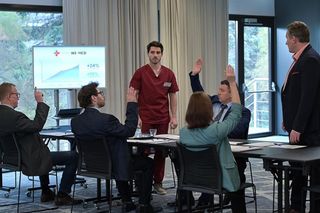 Pierwsza miłość, odcinek 3968: Kacper (Damian Kulec), Wenerski (Przemysław Sadowski) 