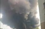 Ogromny pożar w Sosnowcu, kłęby dymu nad miastem