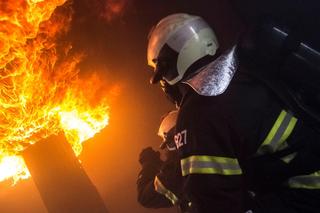 Pożar w Siemianowicach Śląskich. Dwie osoby w szpitalu